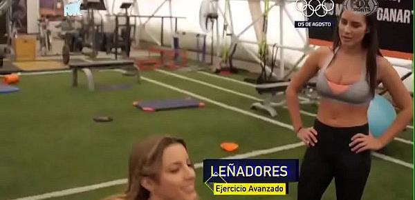  Lucila Vit y Fran Undurraga en el desafío Fox Fit